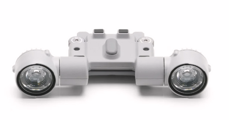 Front view of DJI AL1 drone spotlight for night search and wildlife recovery