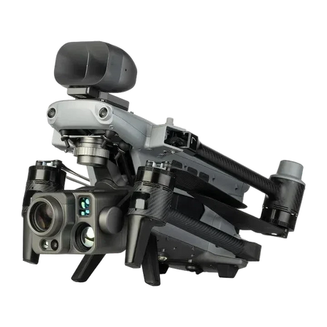 Autel Alpha thermal night vision drone with folded arms and top-mounted speaker