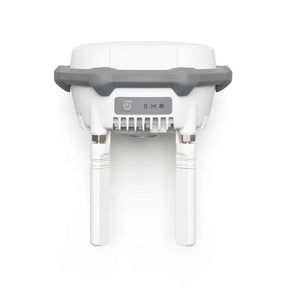 Close-up of DJI D-RTK 3 base station GNSS receiver for Matrice 4 mapping and surveying