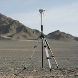 D-RTK 3 base station mounted on survey tripod for RTK positioning with DJI Matrice 4 enterprise drones