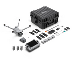 DJI Matrice 4TD Fly More 3-battery combo full kit with RC Plus 2 controller, charging hub, and hard case