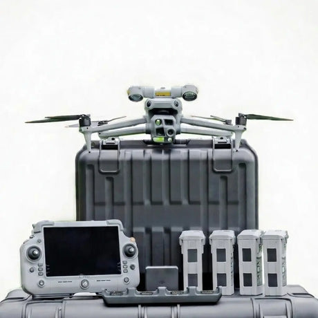 DJI Matrice 4T thermal drone with RC Plus 2 controller, four batteries, and hard case deer recovery kit