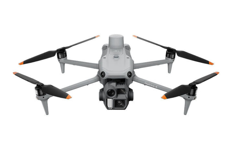 Close-up of DJI Matrice 4E gimbal and camera sensor for oblique capture and 3D modeling