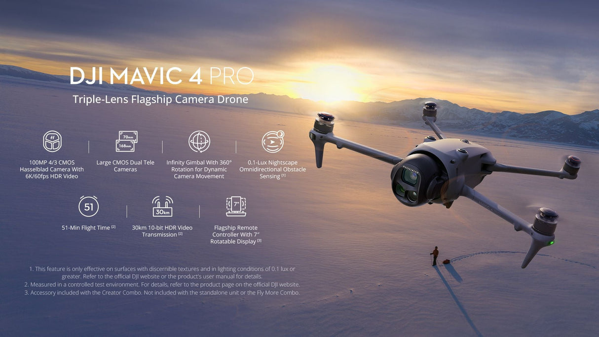 DJI Mavic 4 Pro drone for professional aerial photography